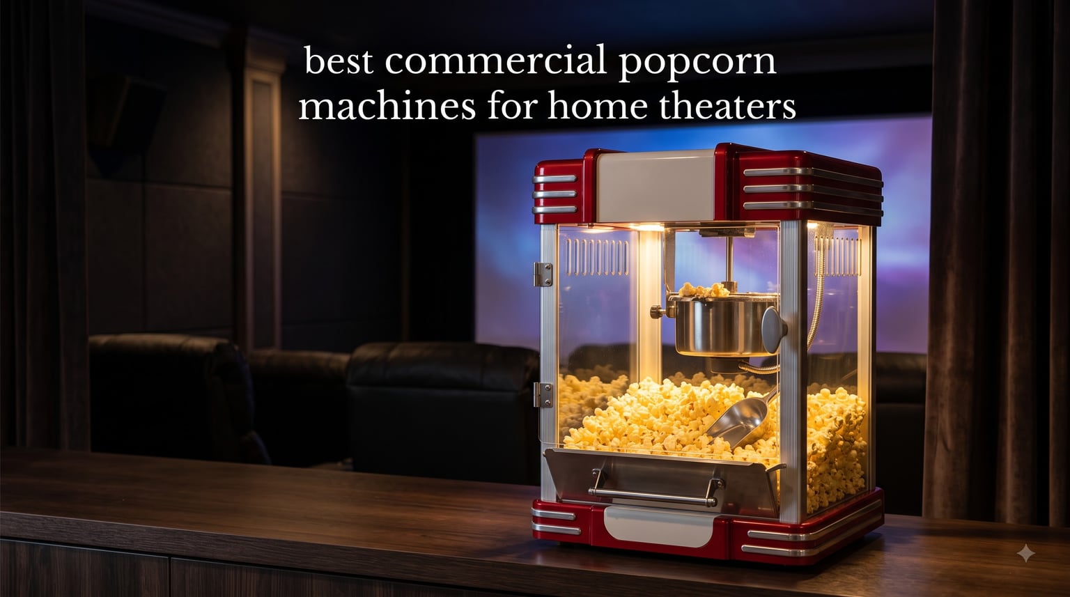 best commercial popcorn machines for home theaters
