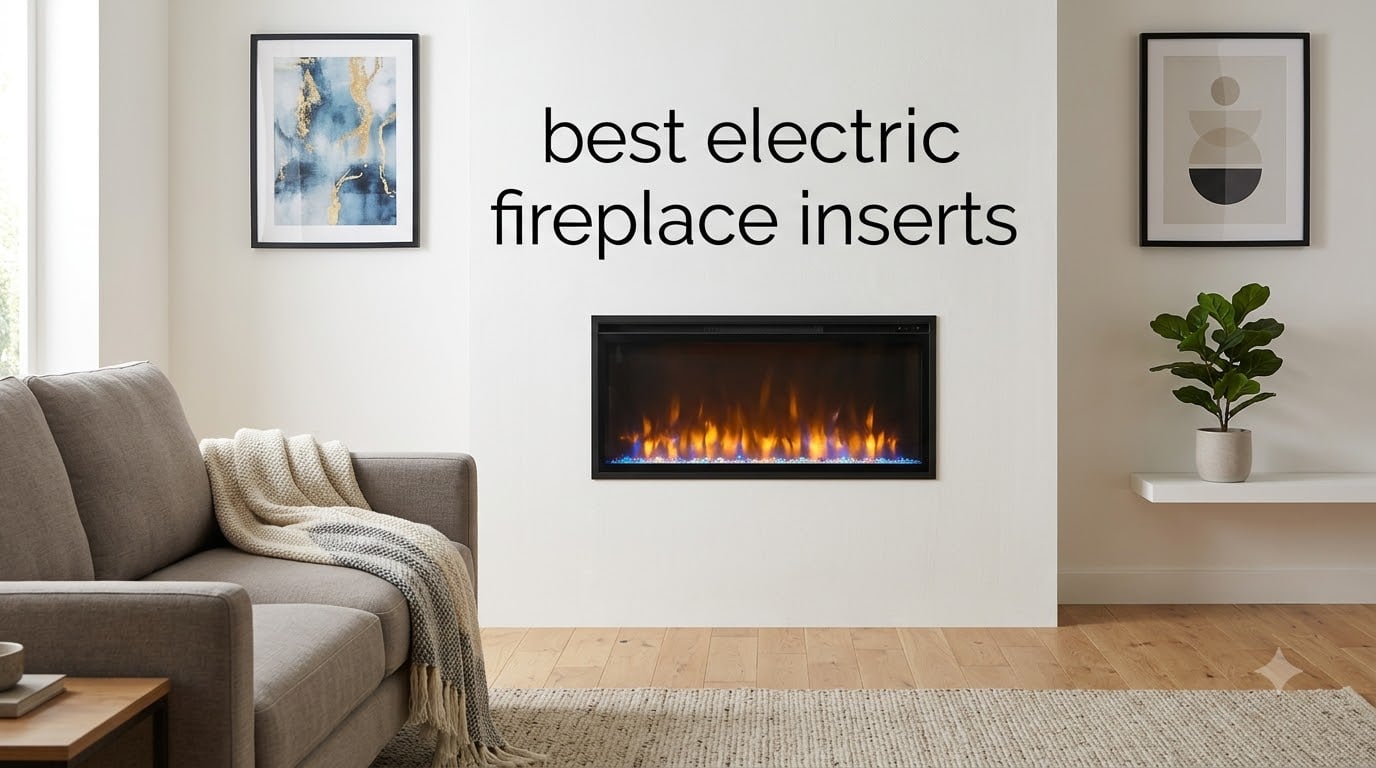 best electric fireplace inserts
