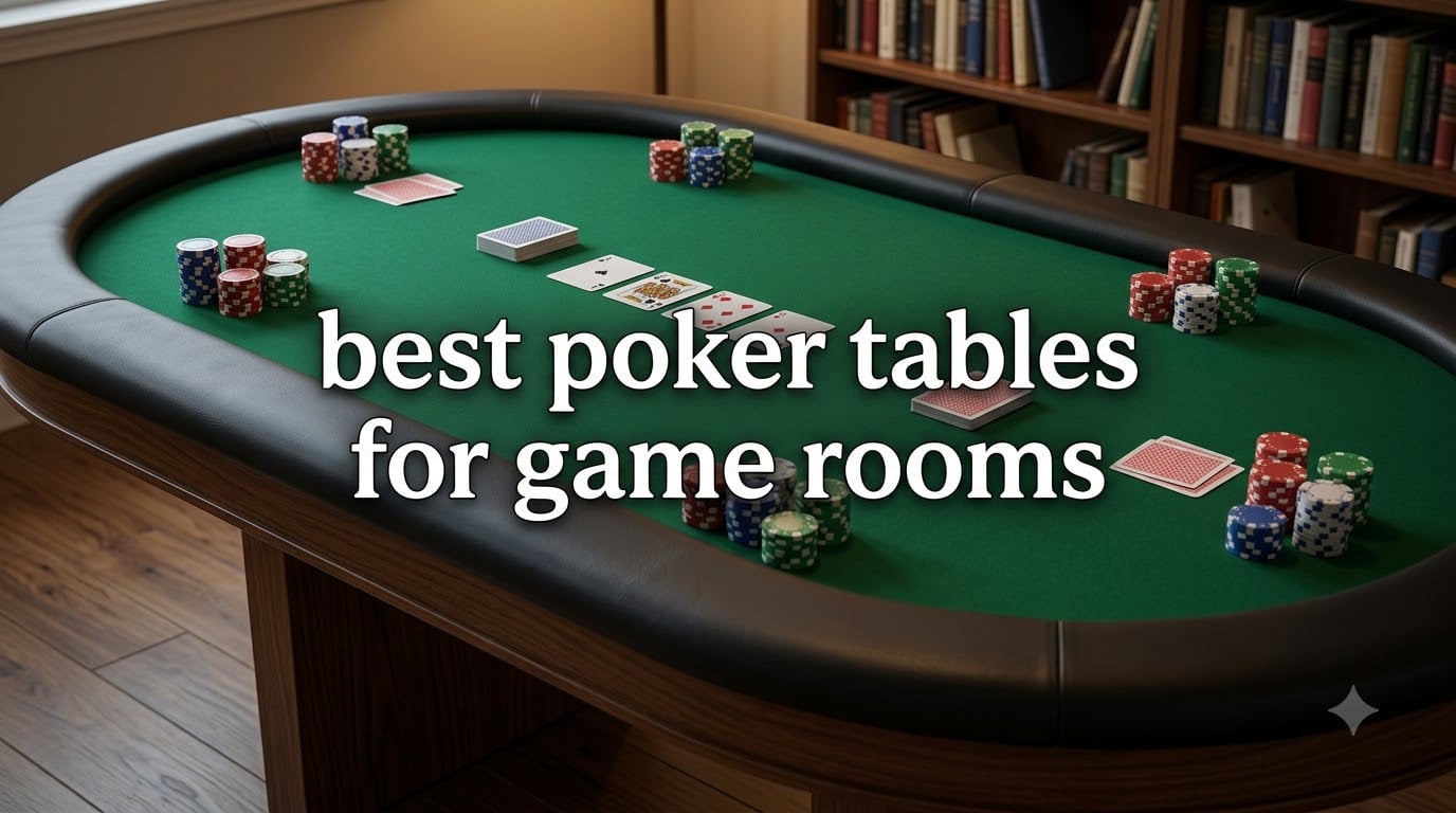 best poker tables for game rooms