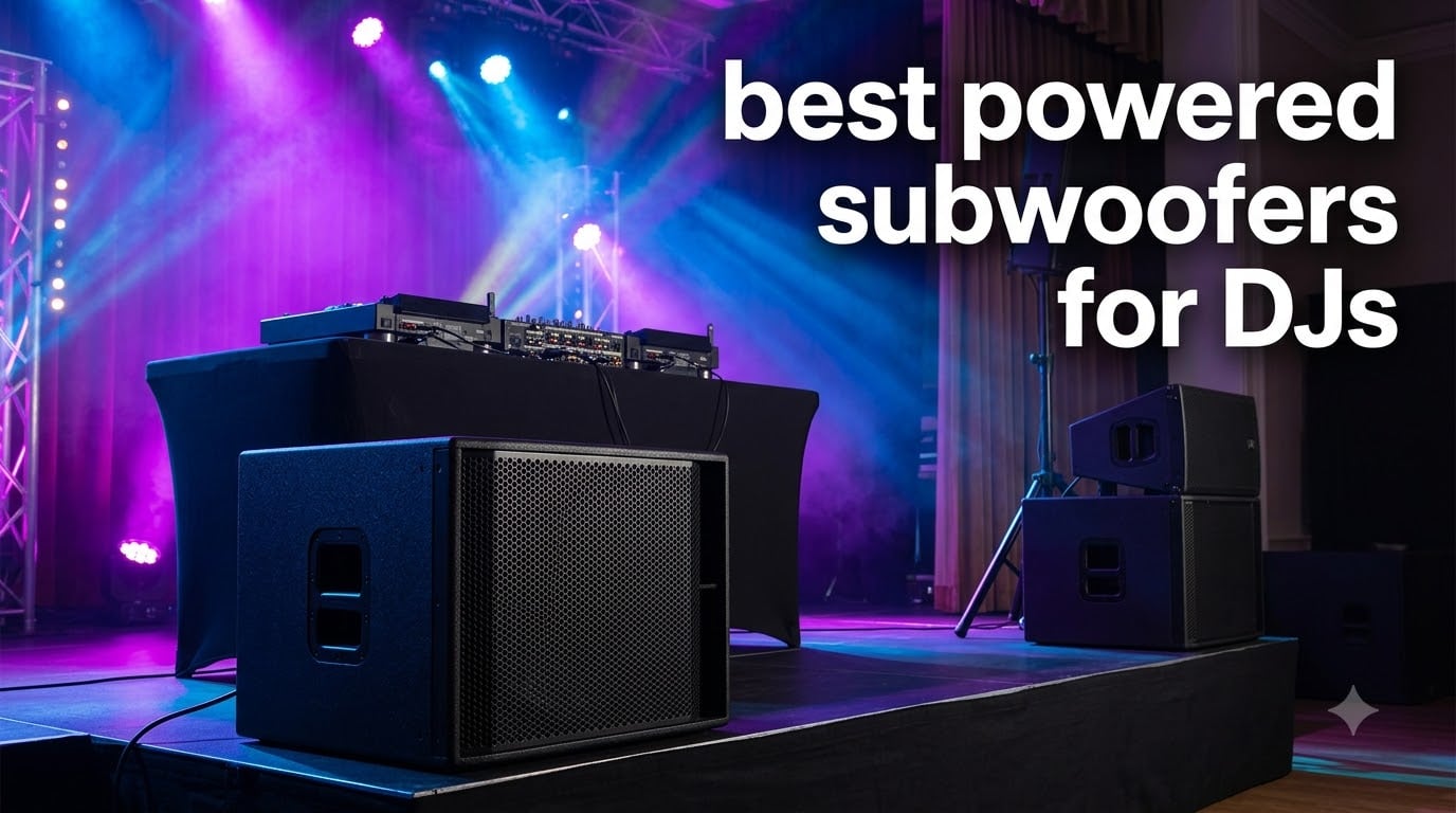 best powered subwoofers for DJs
