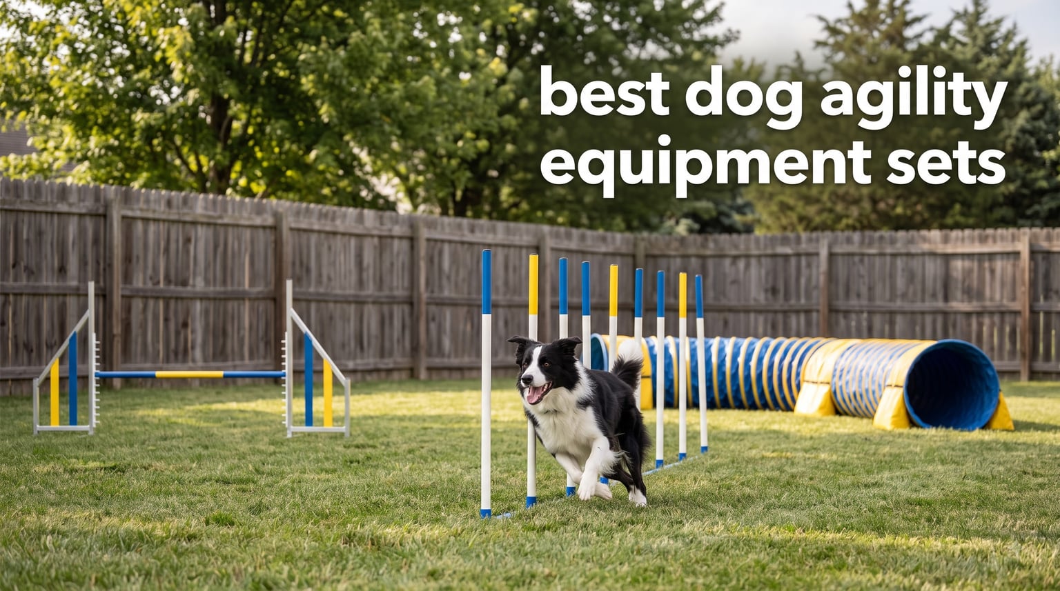 best dog agility equipment sets