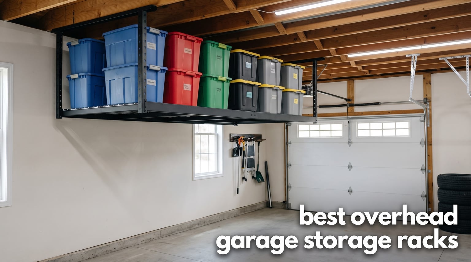best overhead garage storage racks