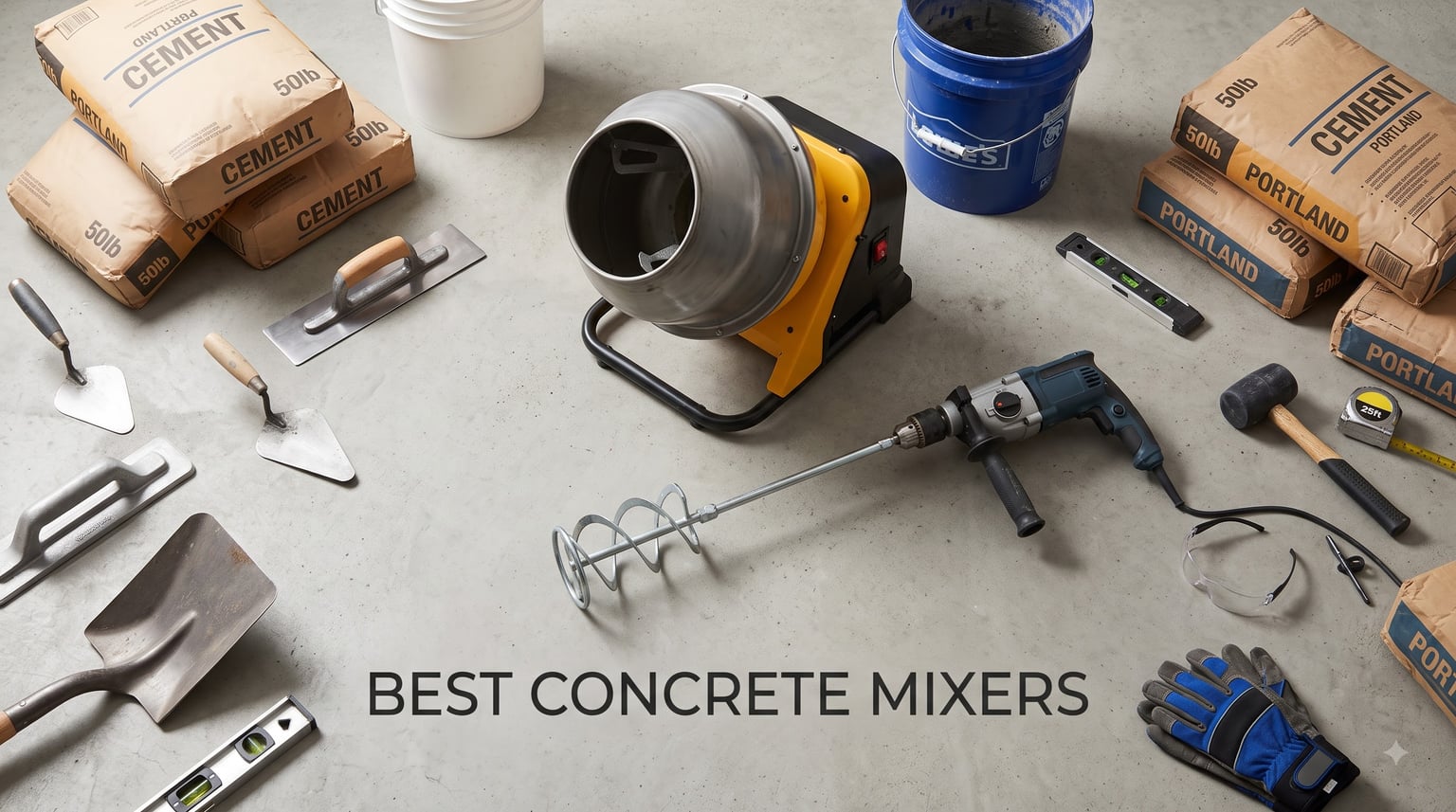 best concrete mixers