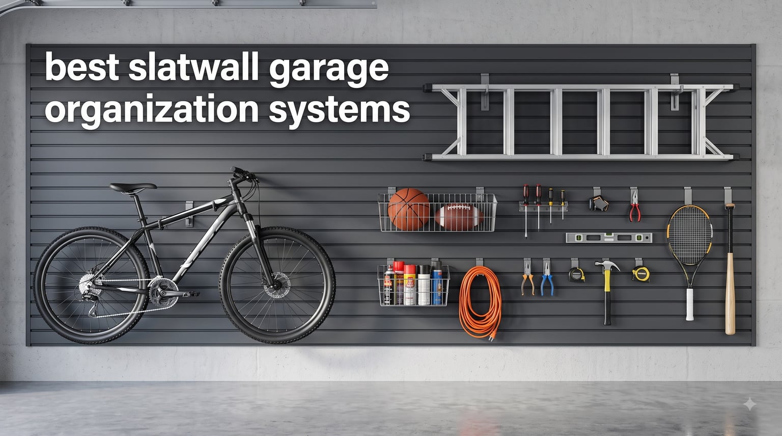 best slatwall garage organization systems