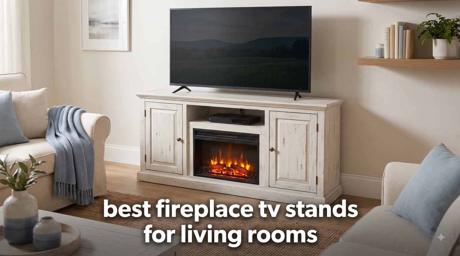 best fireplace tv stands for living rooms