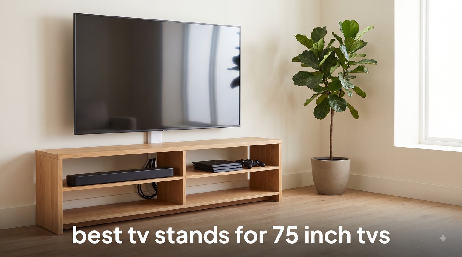 best tv stands for 75 inch tvs