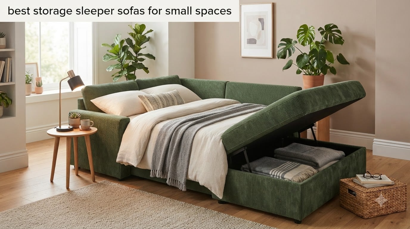 best storage sleeper sofas for small spaces
