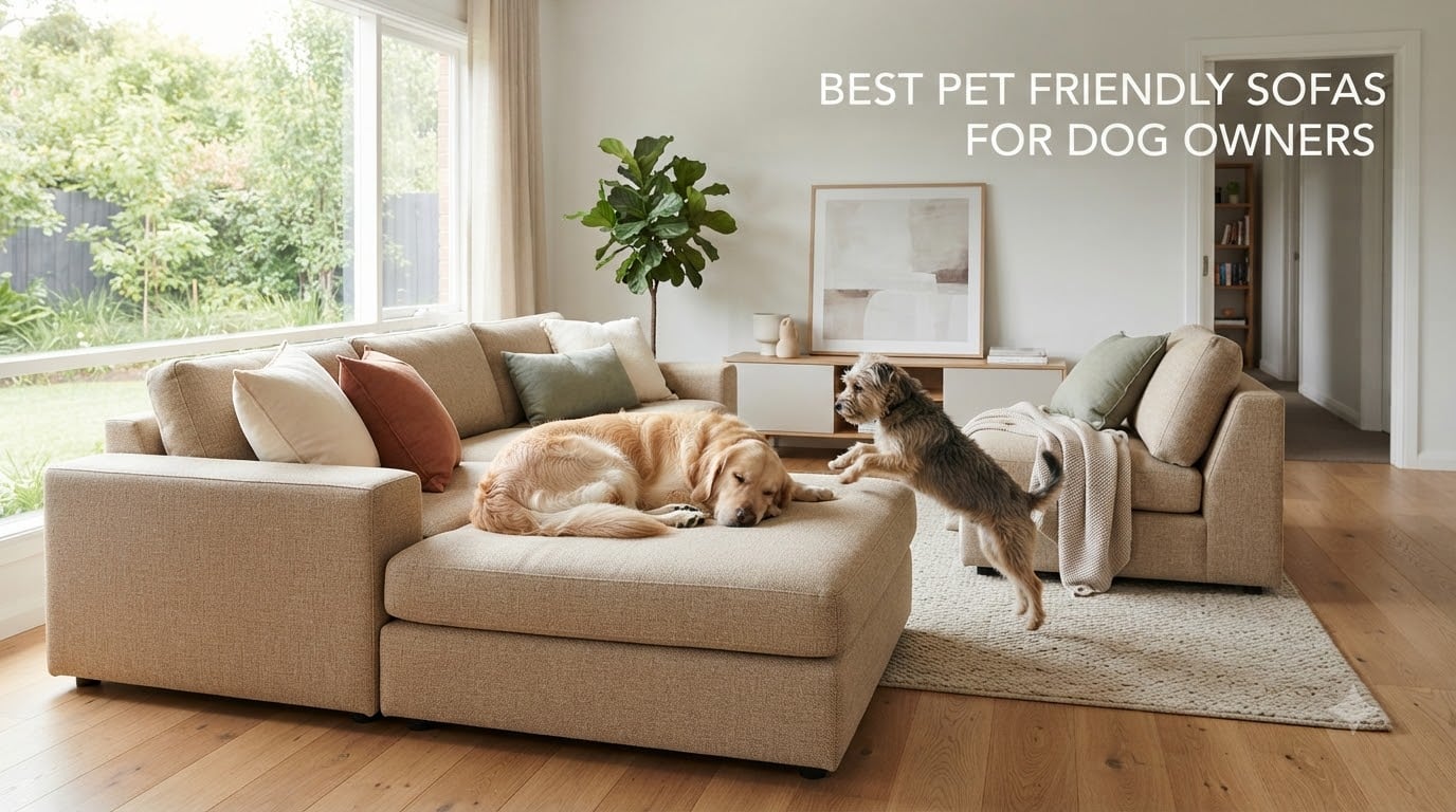 best pet friendly sofas for dog owners