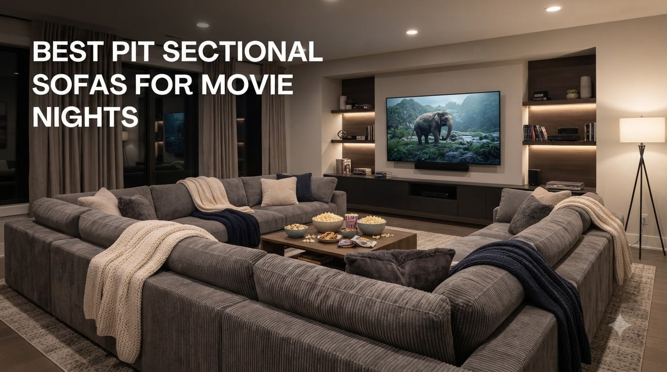 best pit sectional sofas for movie nights