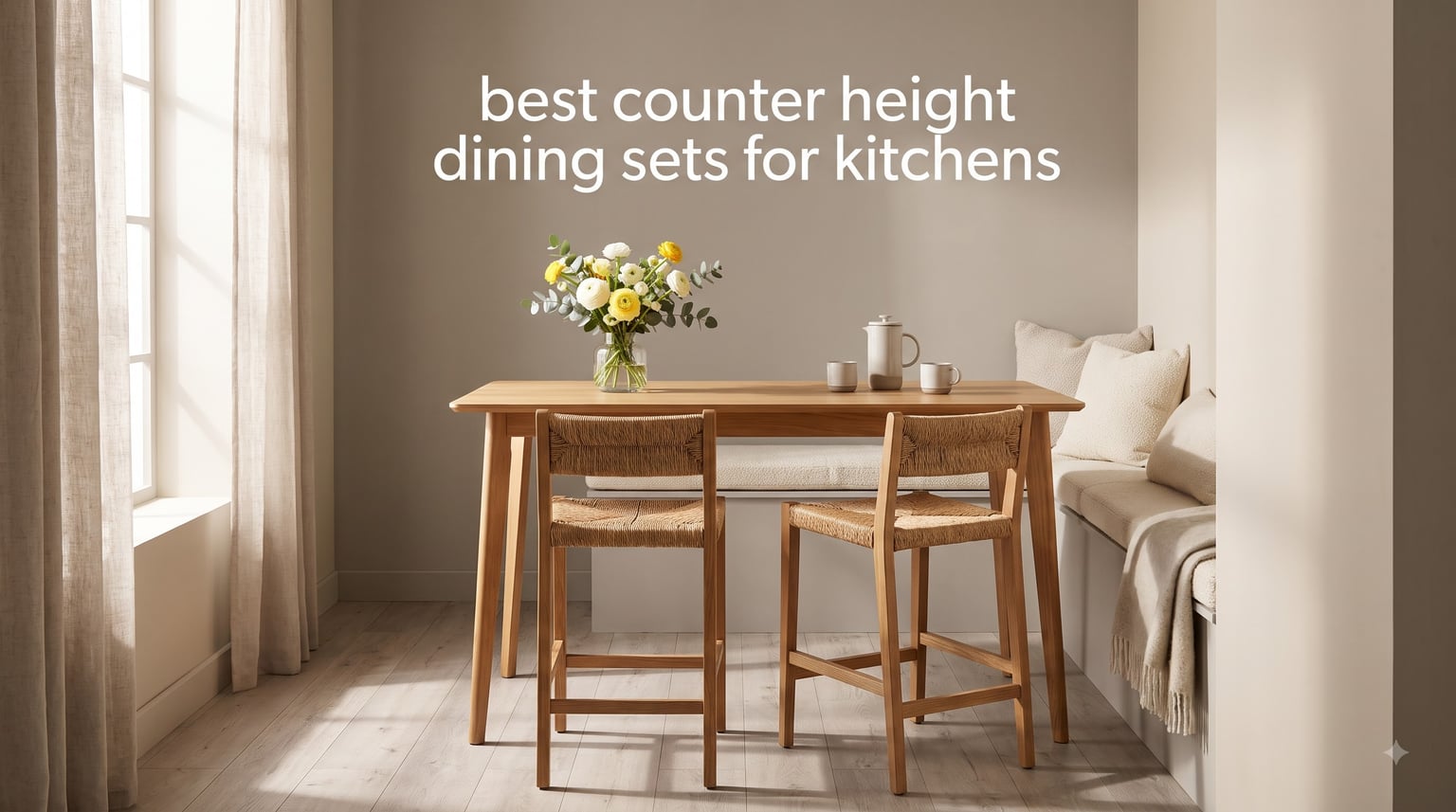 best counter height dining sets for kitchens