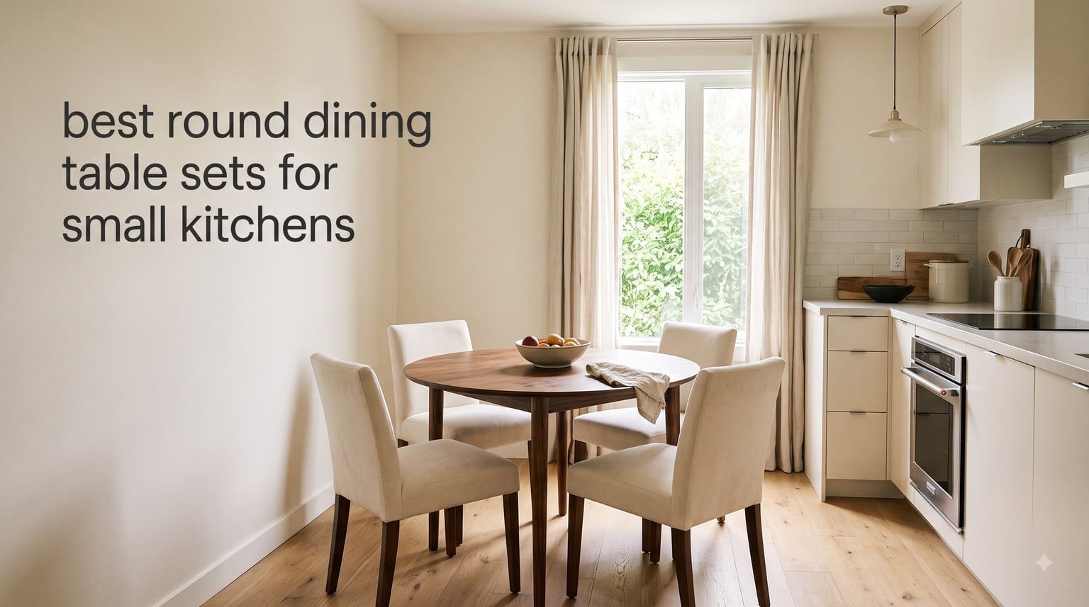 best round dining table sets for small kitchens