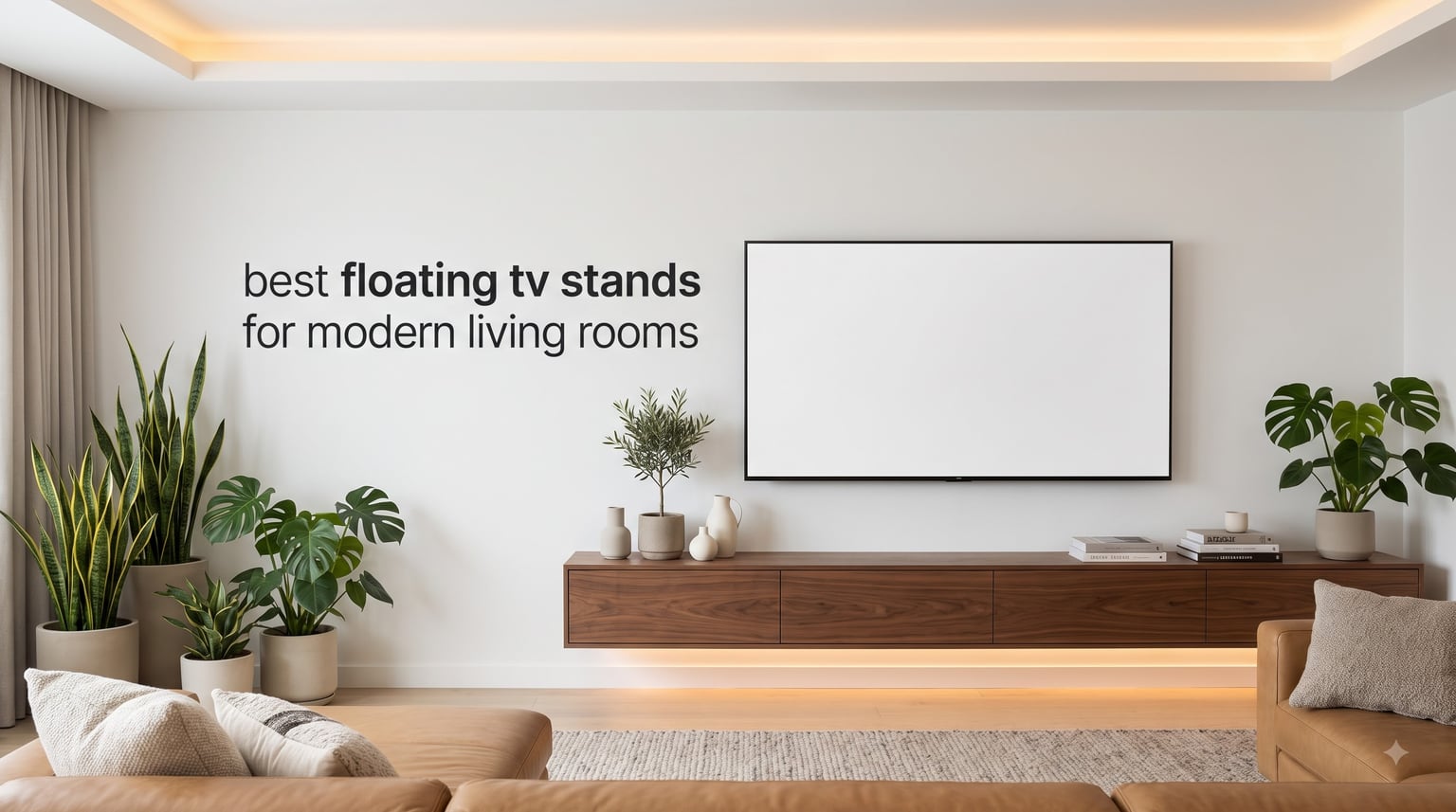 best floating tv stands for modern living rooms