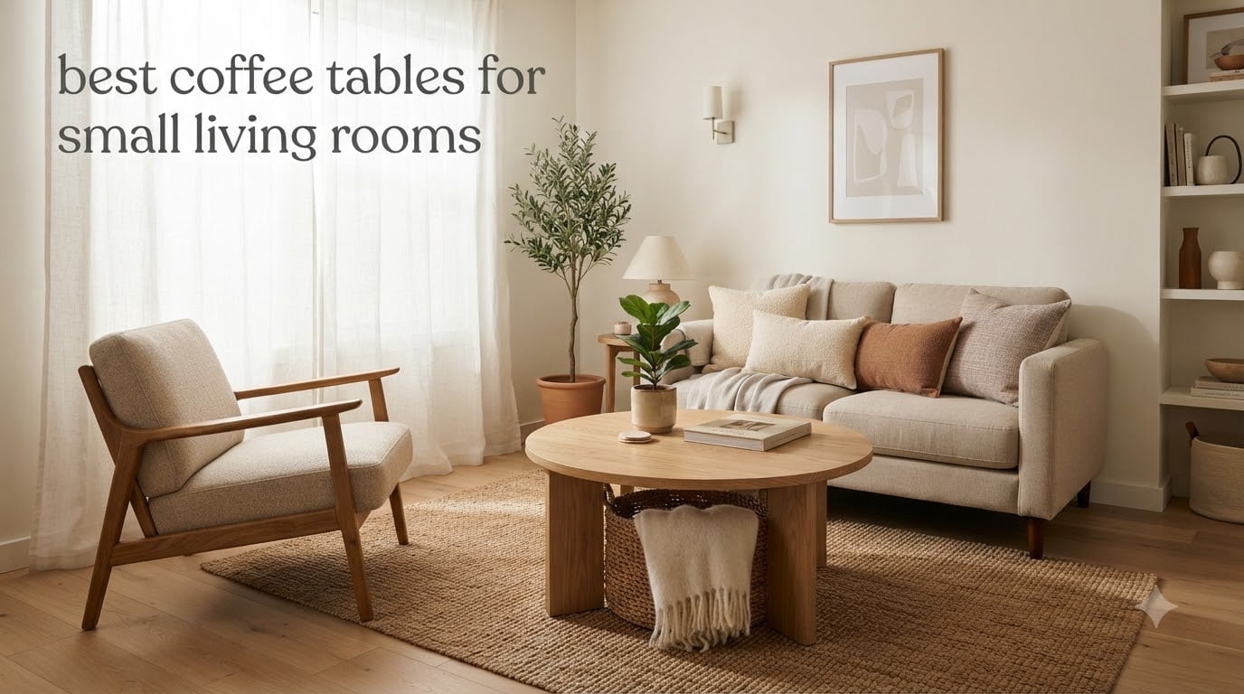 best coffee tables for small living rooms