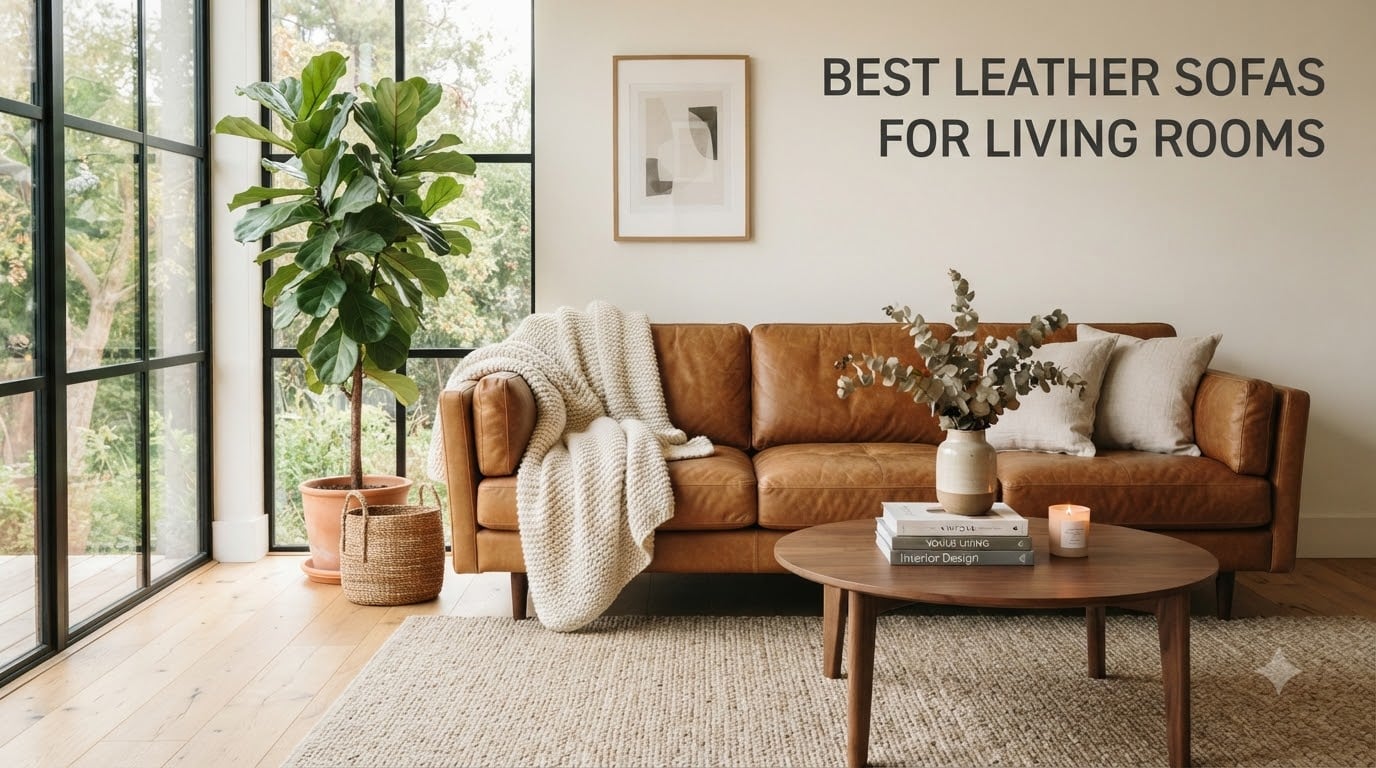 best leather sofas for living rooms