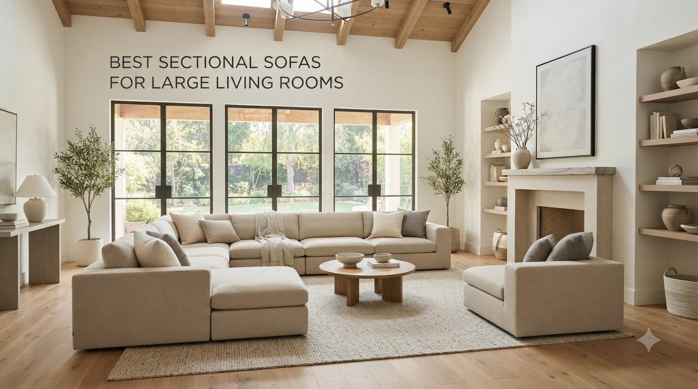 best sectional sofas for large living rooms