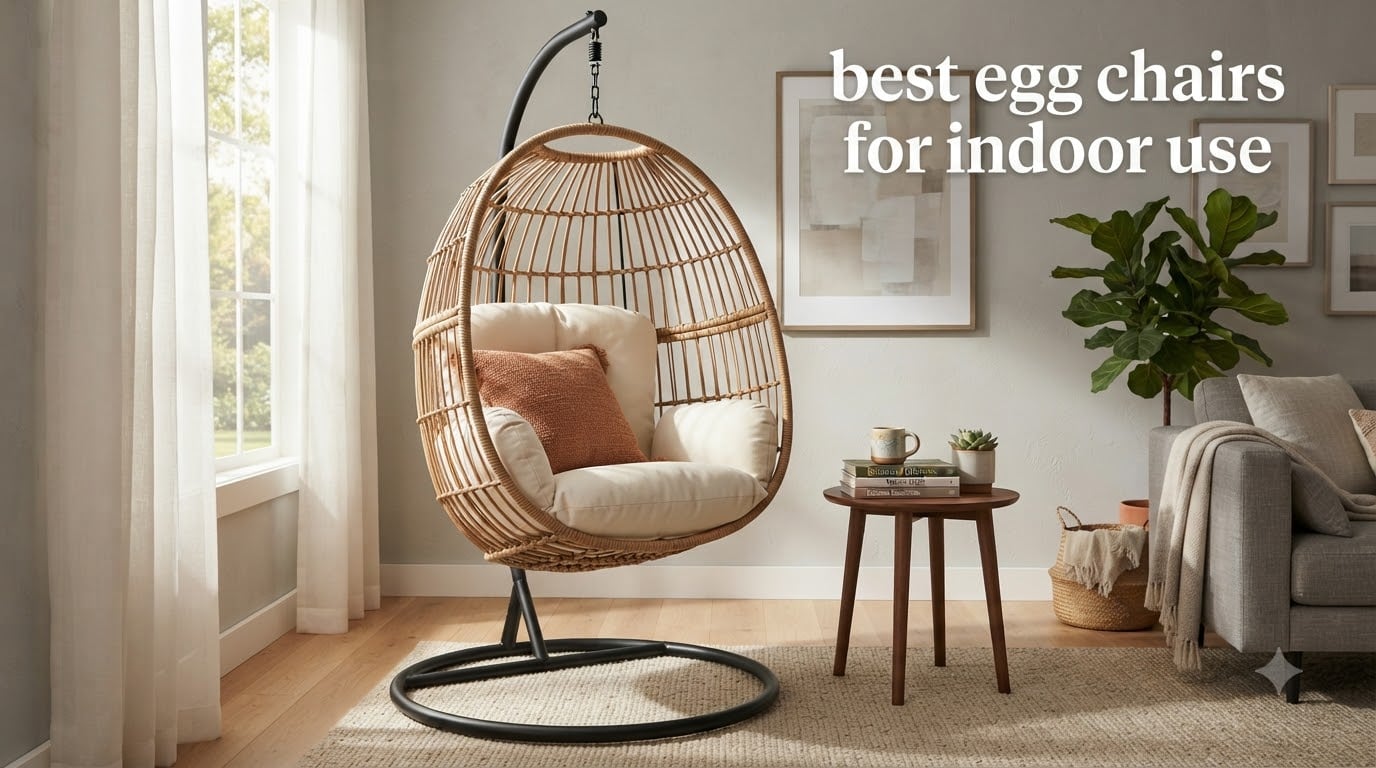 best egg chairs for indoor use