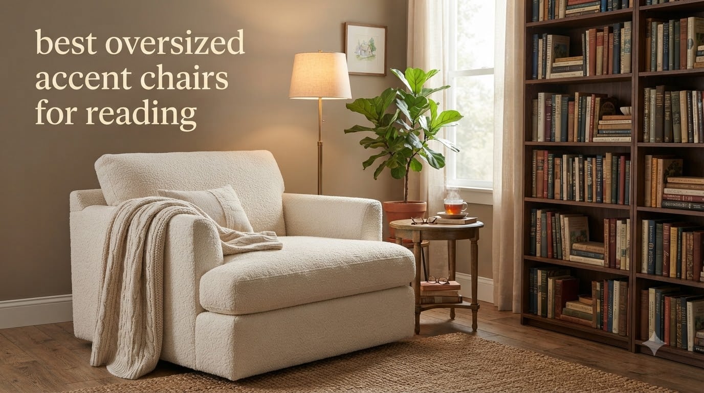 best oversized accent chairs for reading