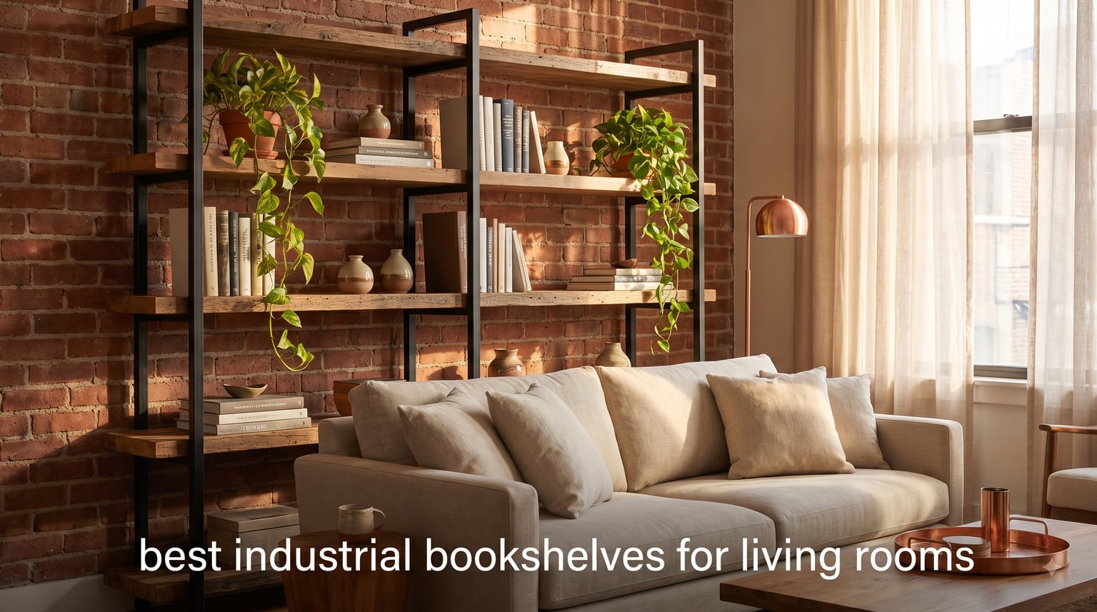 best industrial bookshelves for living rooms