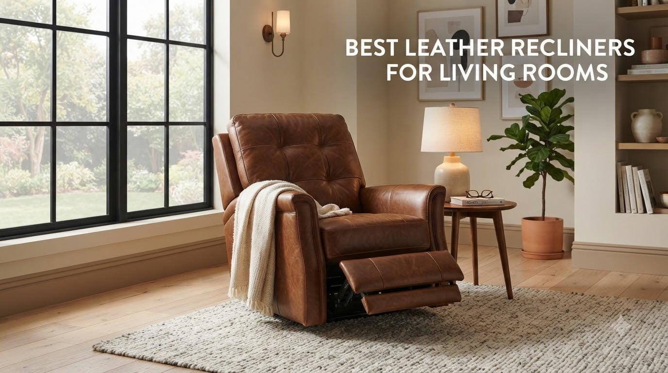 best leather recliners for living rooms