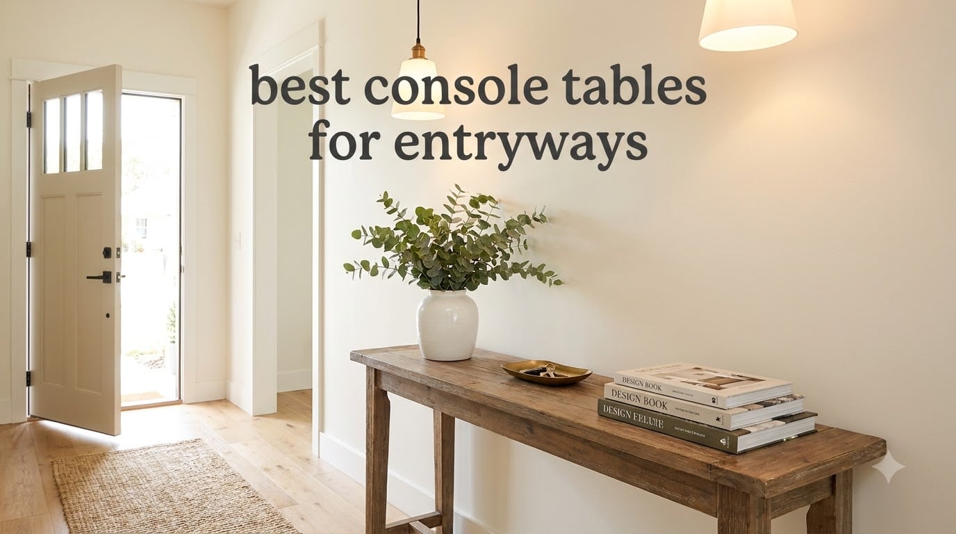 best console tables for entryways