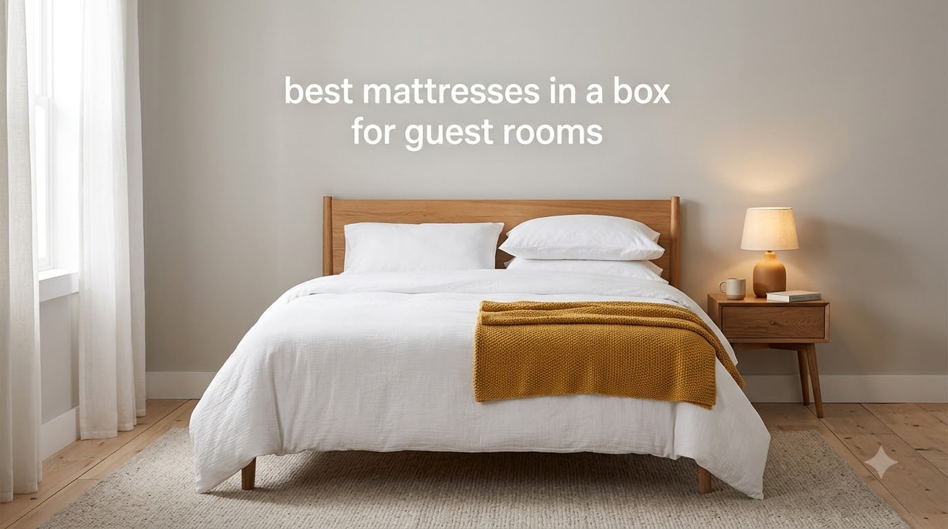 best mattresses in a box for guest rooms