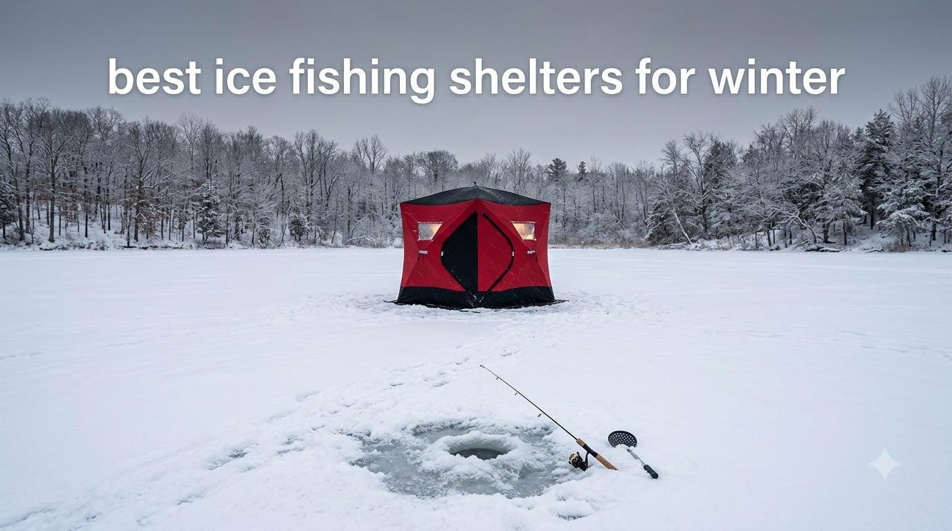 best ice fishing shelters for winter
