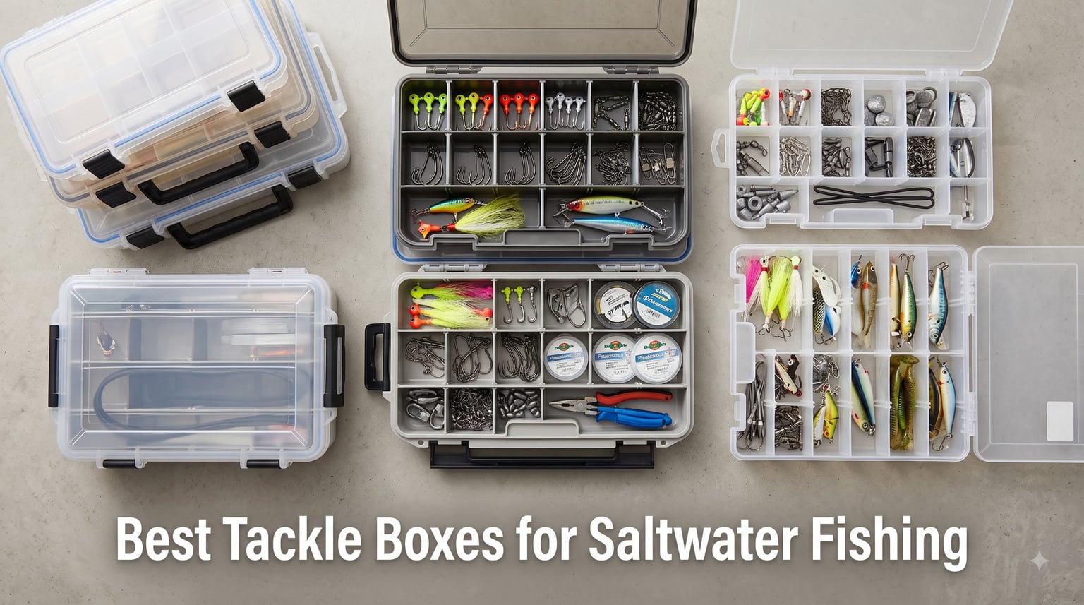 best tackle boxes for saltwater fishing