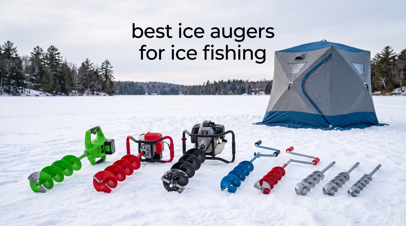 best ice augers for ice fishing