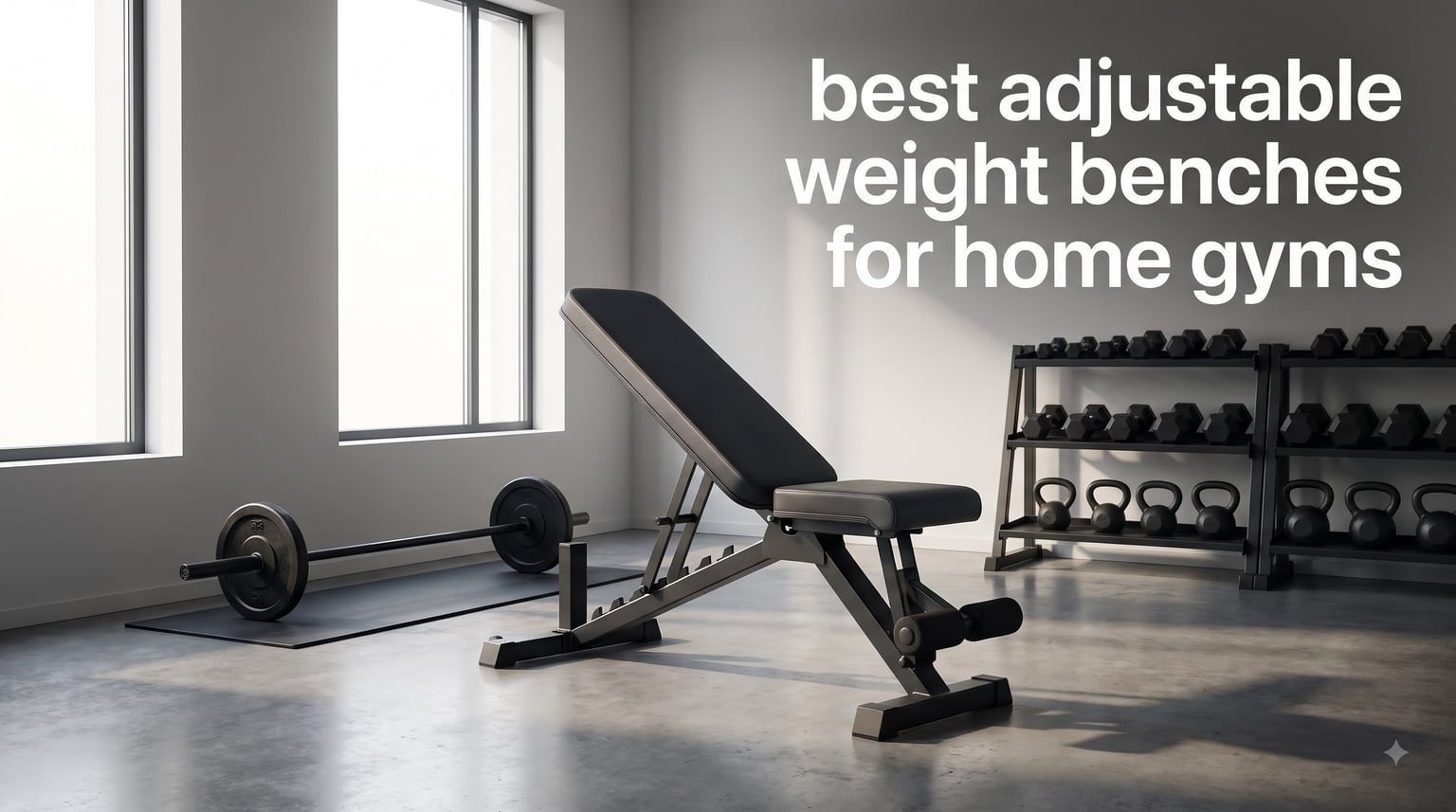 best adjustable weight benches for home gyms