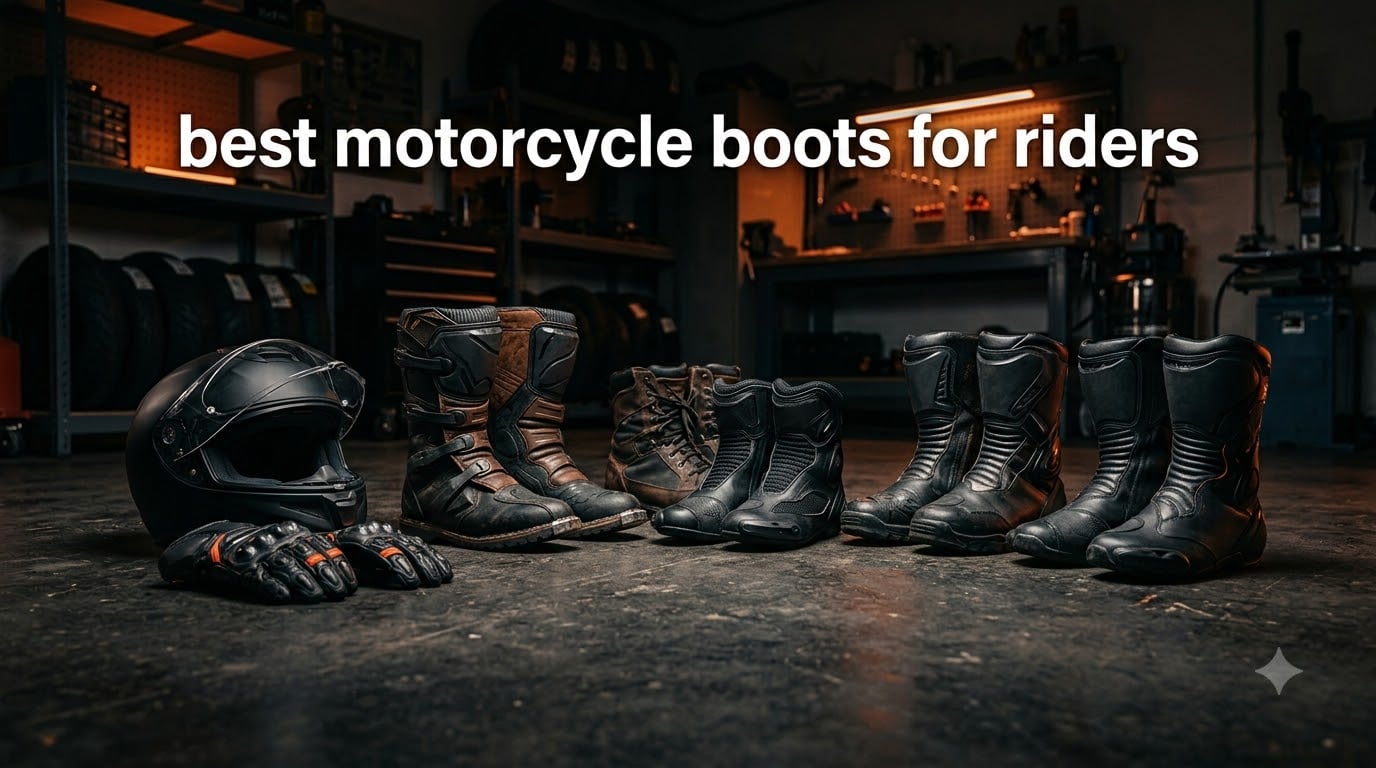 best motorcycle boots for riders