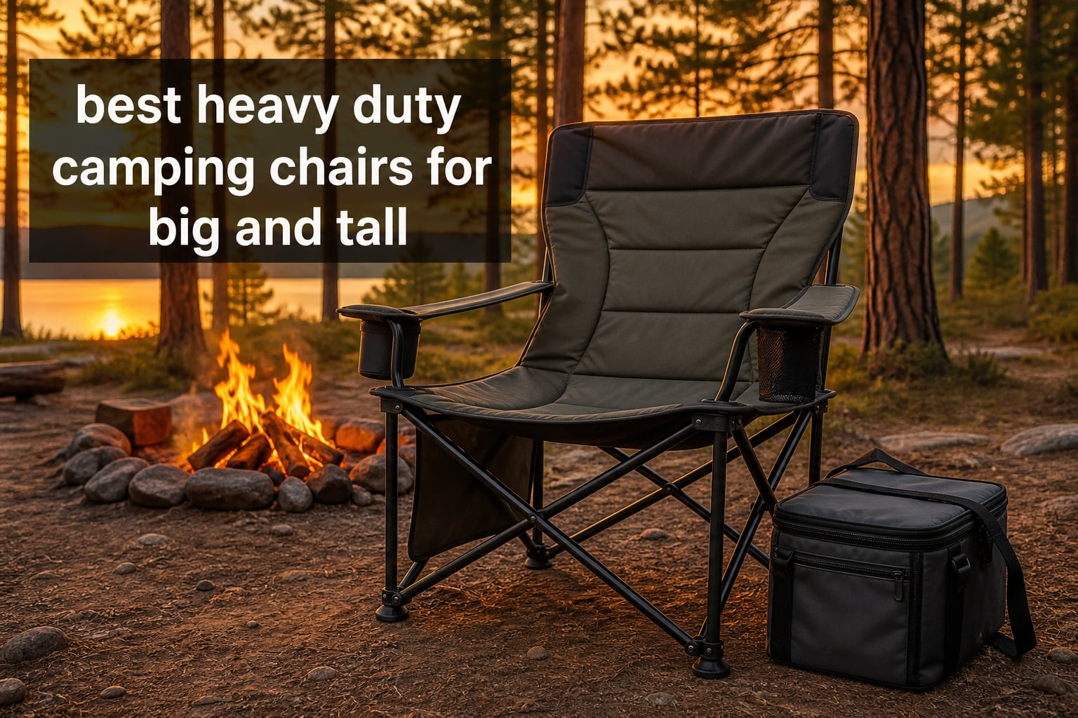 best heavy duty camping chairs for big and tall