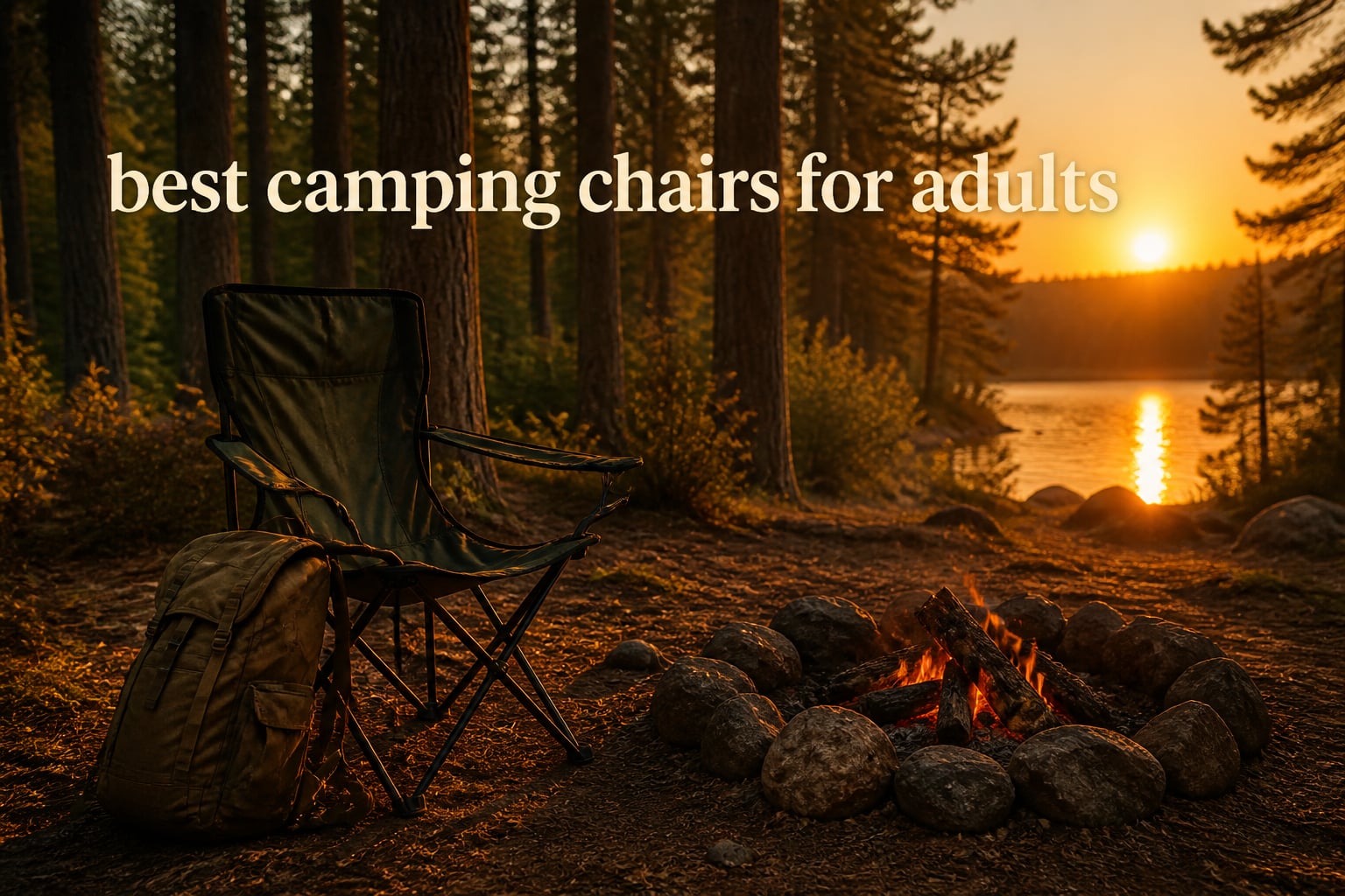 best camping chairs for adults
