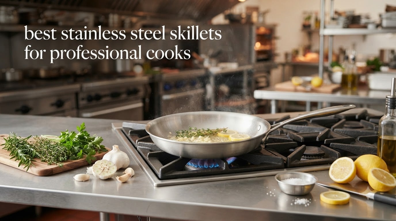 best stainless steel skillets for professional cooks