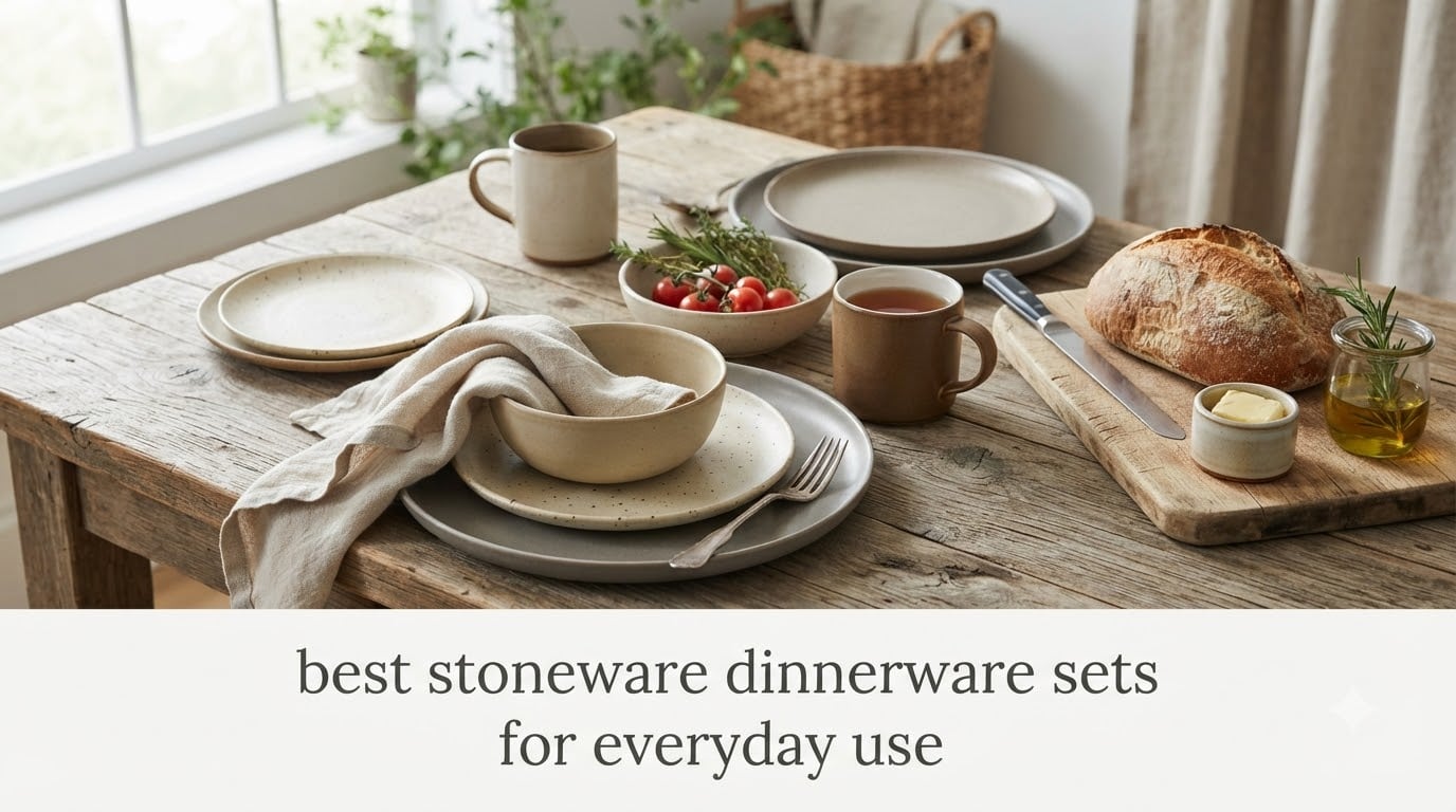 best stoneware dinnerware sets for everyday use