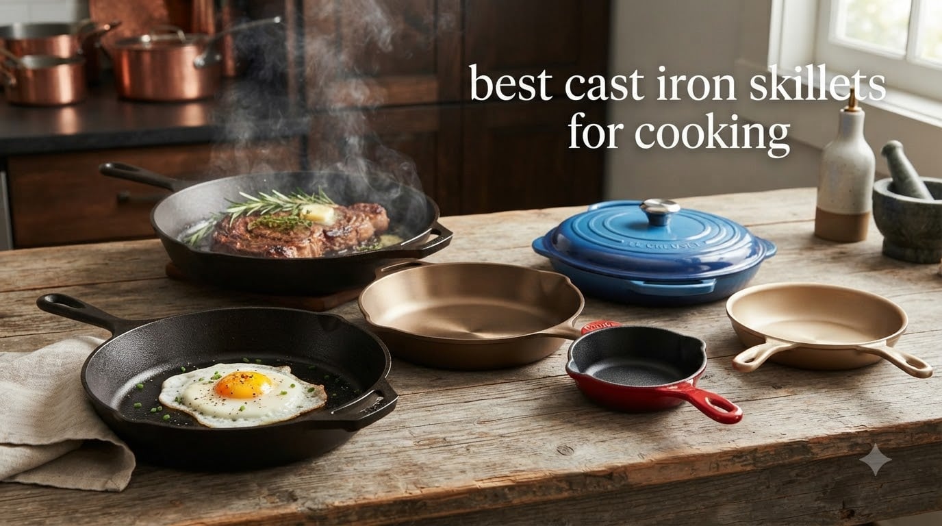 best cast iron skillets for cooking