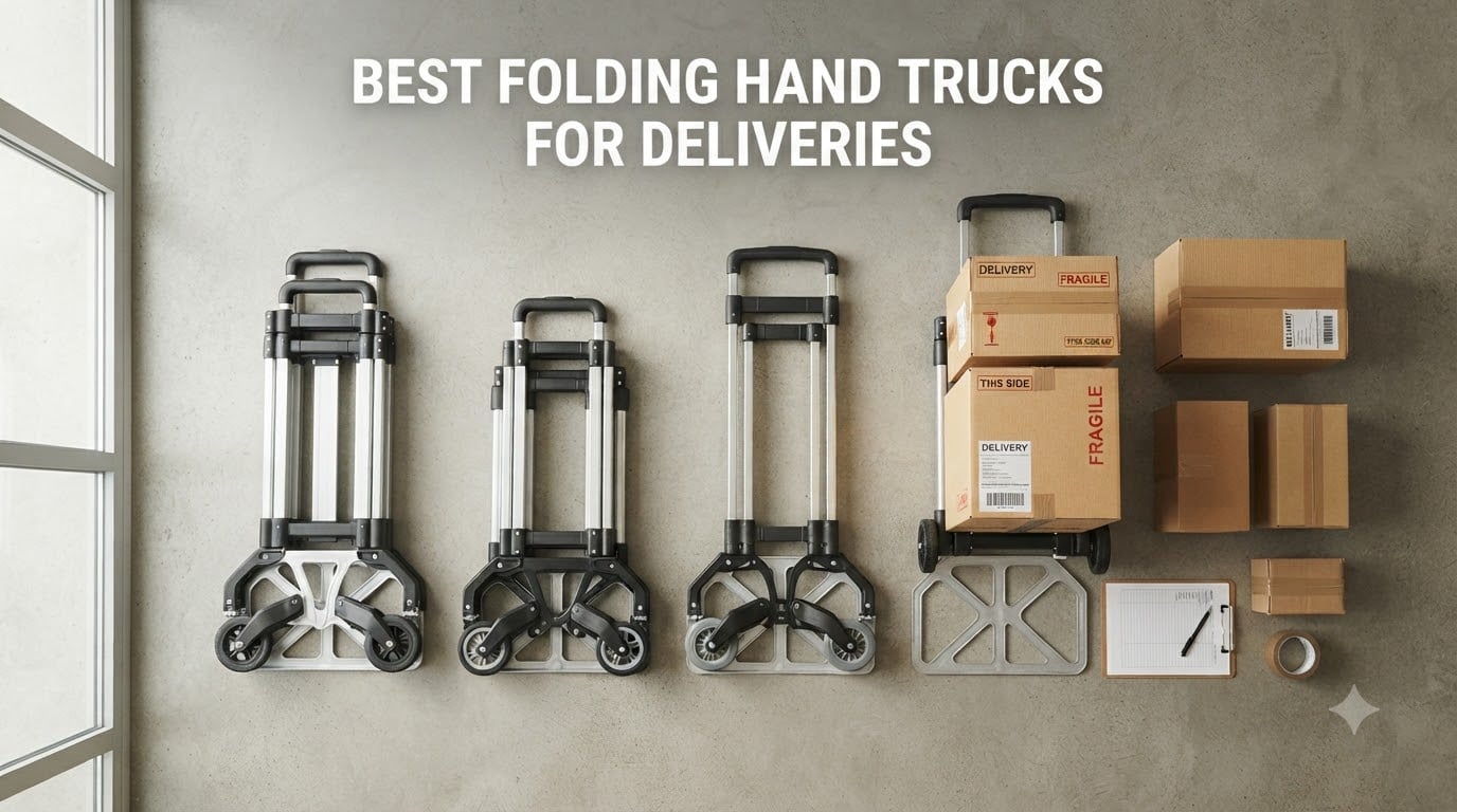 best folding hand trucks for deliveries