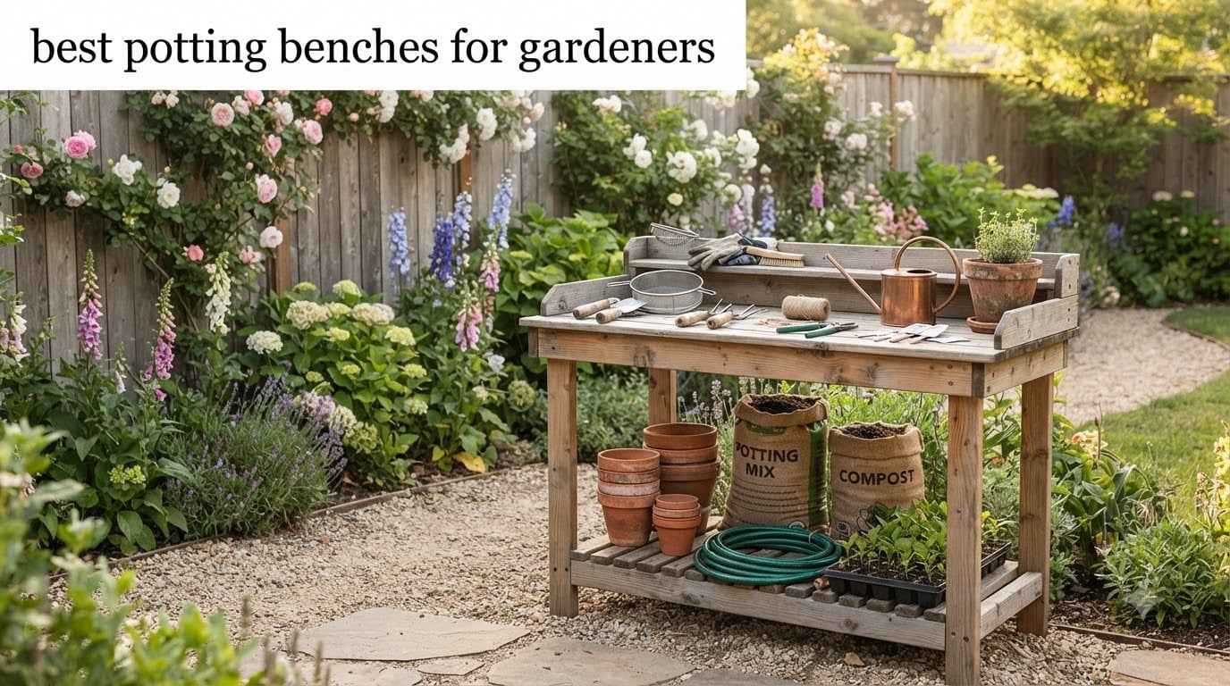 best potting benches for gardeners