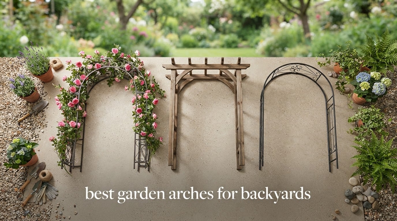 best garden arches for backyards