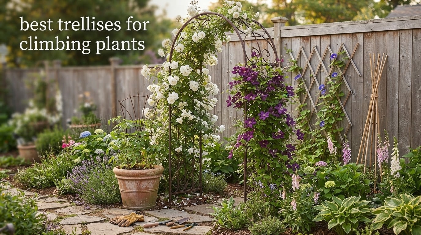 best trellises for climbing plants