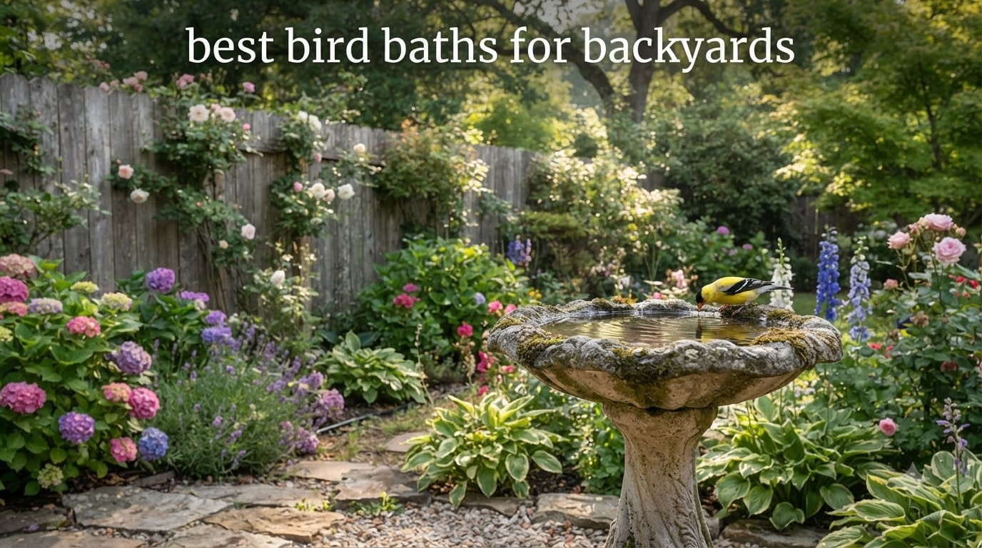 best bird baths for backyards