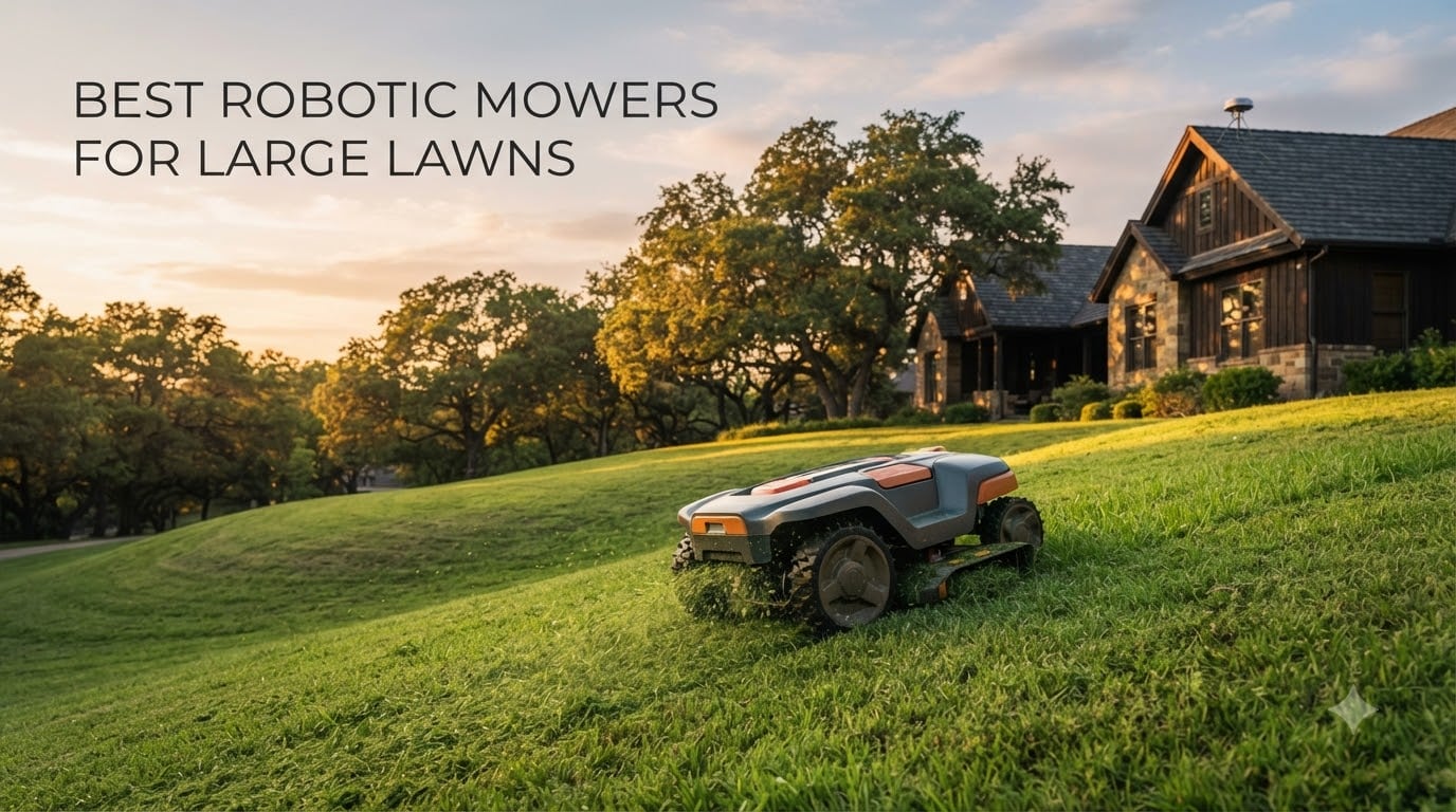 best robotic mowers for large lawns