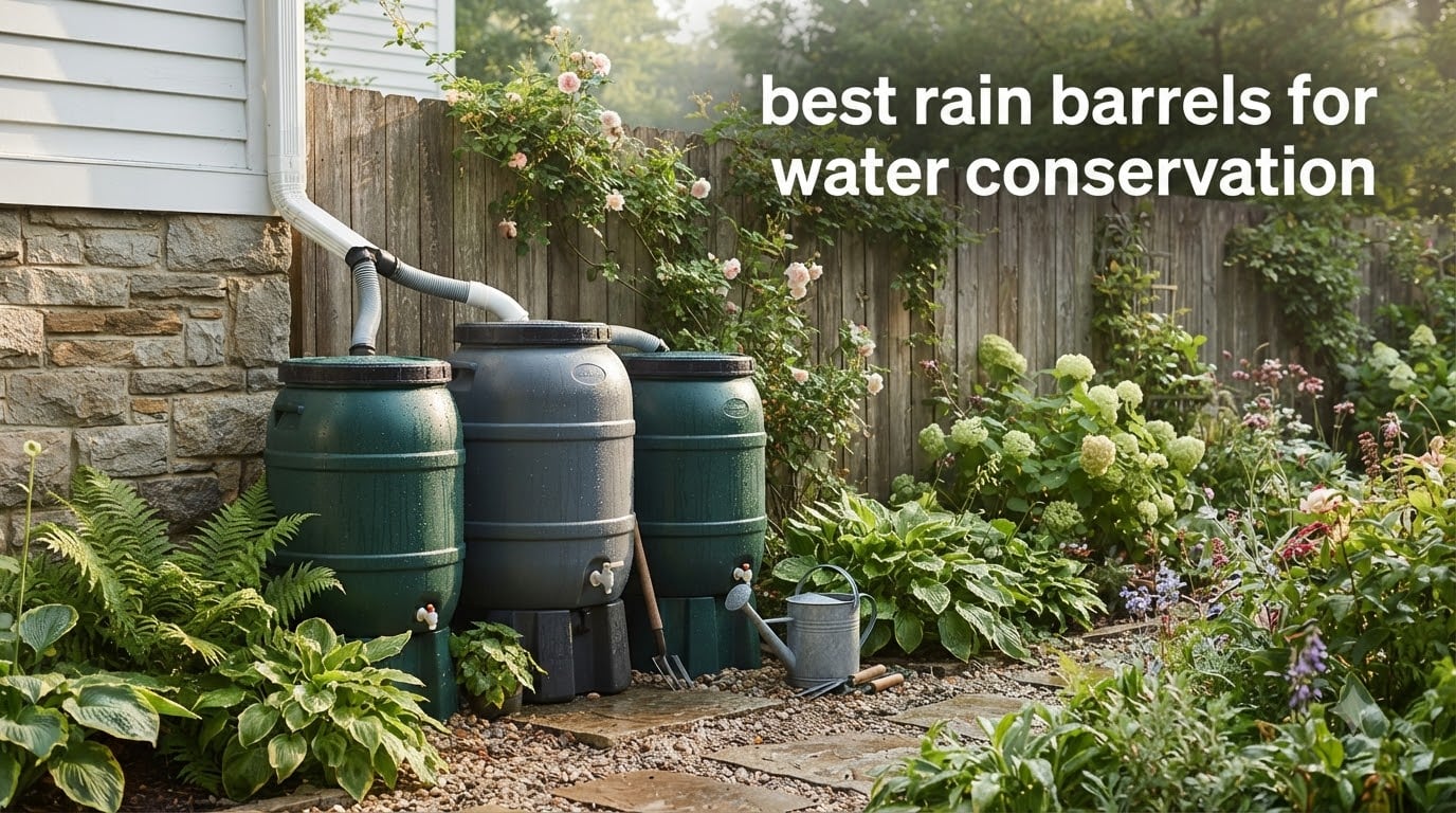 best rain barrels for water conservation