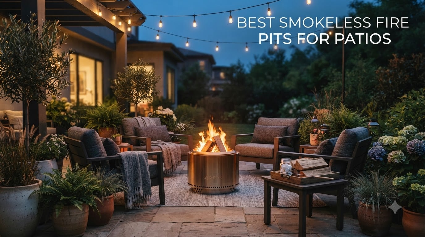 best smokeless fire pits for patios