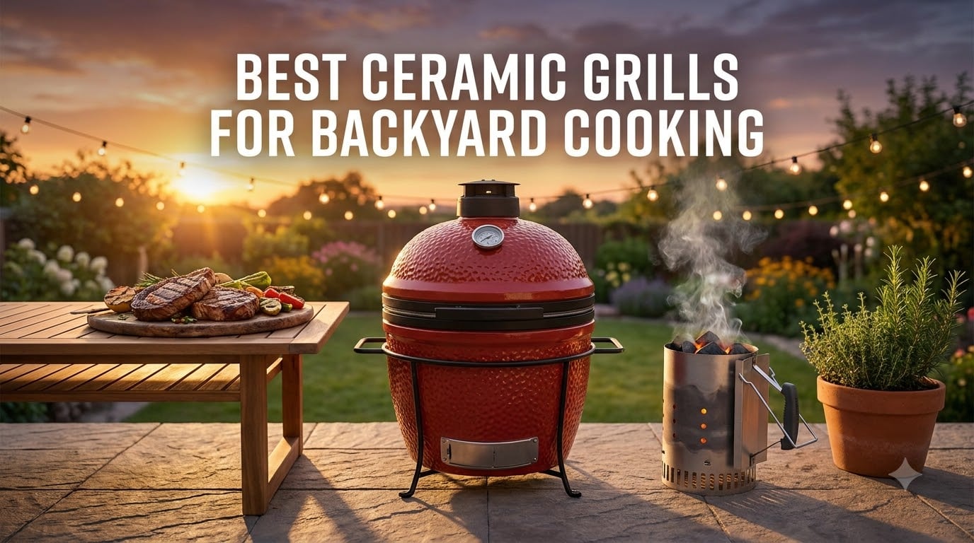best ceramic grills for backyard cooking