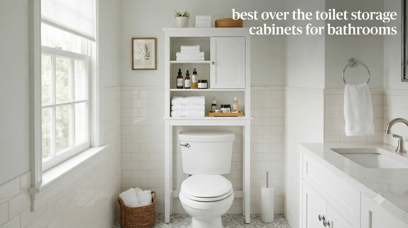 best over the toilet storage cabinets for bathrooms