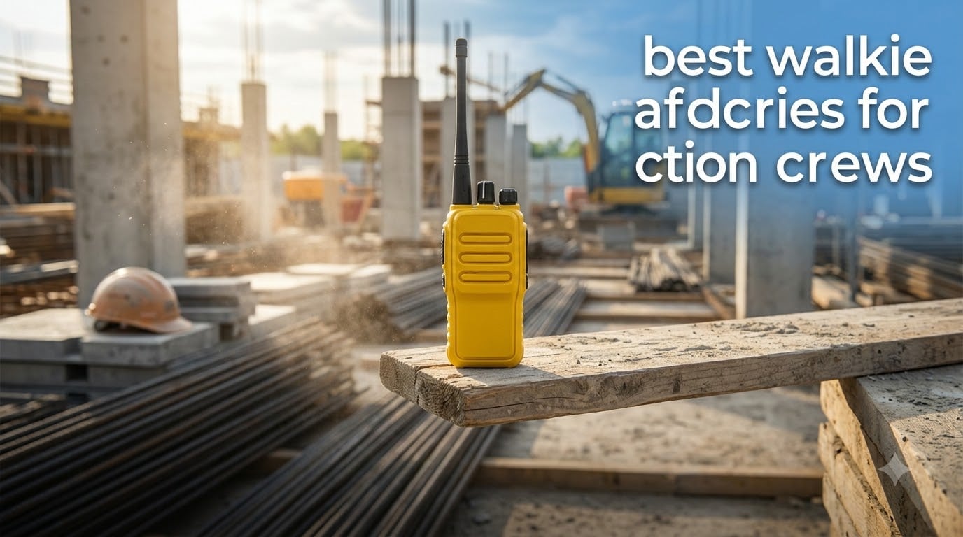 best walkie talkies for construction crews