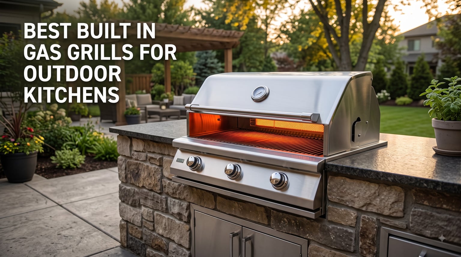 best built in gas grills for outdoor kitchens