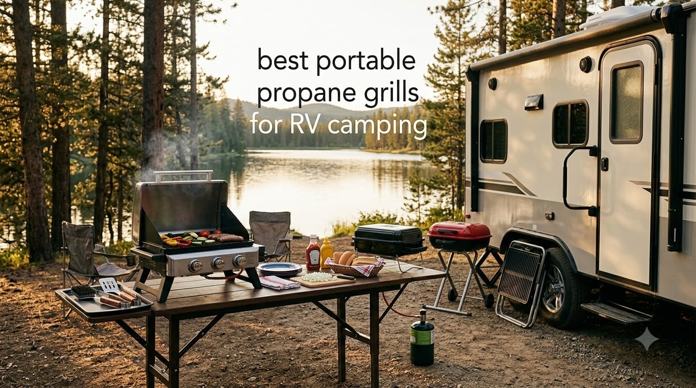 best portable propane grills for RV camping