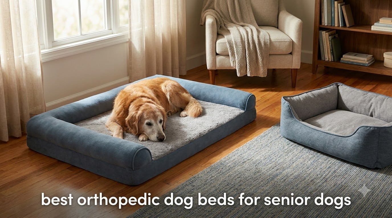 best orthopedic dog beds for senior dogs