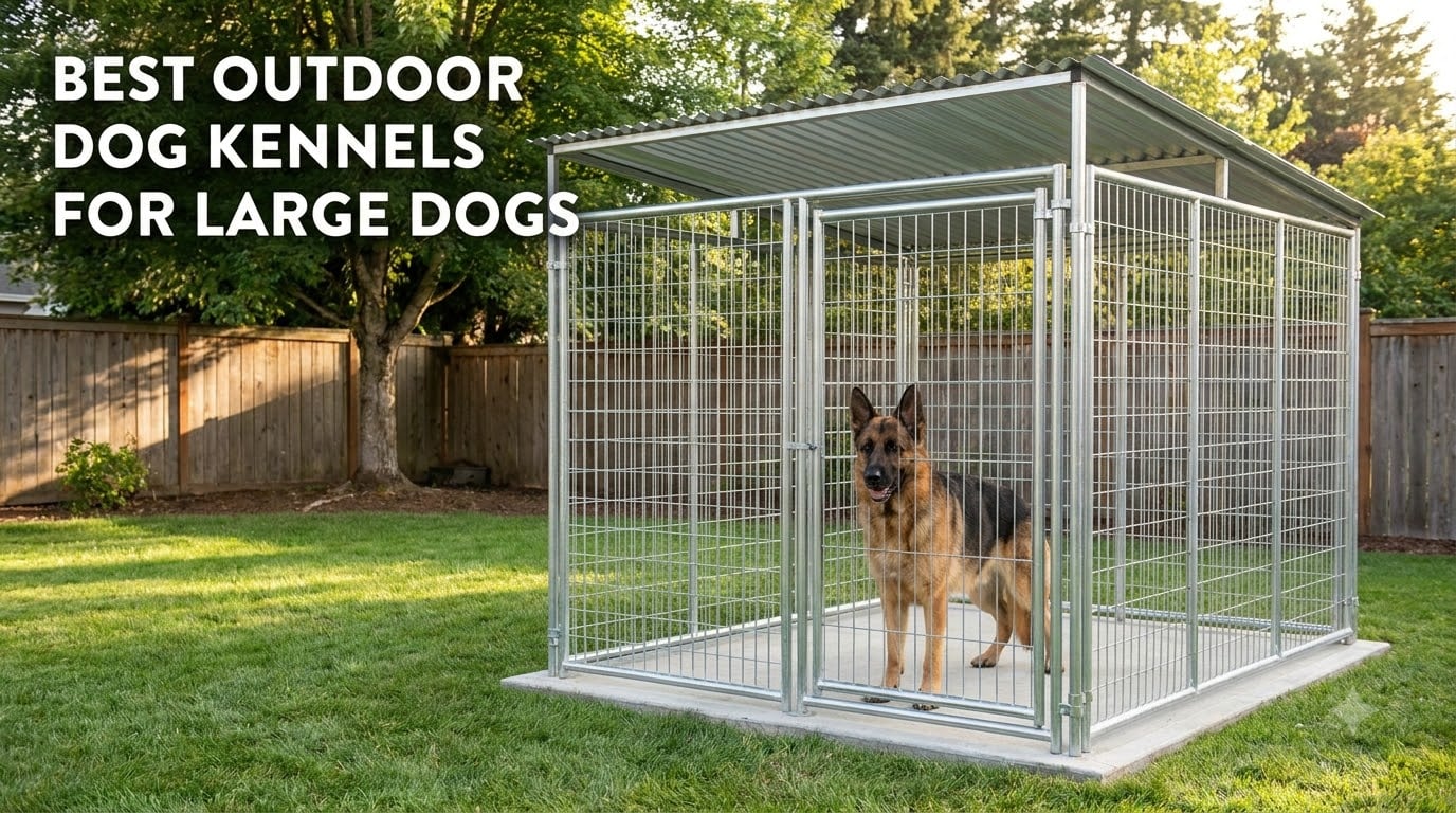 best outdoor dog kennels for large dogs
